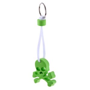 fityle floating skull skeleton keyring keychain key ring boat sailing water sports accessories