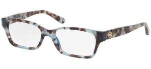 tory burch ty 2080-1692 eyeglasses blue tortoise, 53/16/135