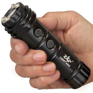 zap light mini rechargeable stun gun flashlight 800,000 volts