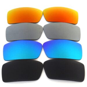 Galaxy Replacement lenses For Oakley Gascan Polarized Black/Blue/Titanium/Red