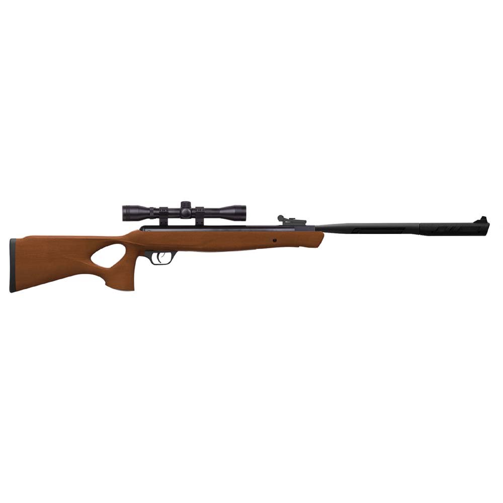 Crosman Valiant CVH17RDNS-WX .177-Caliber NP Break Barrel Air Rifle And Scope, Wood