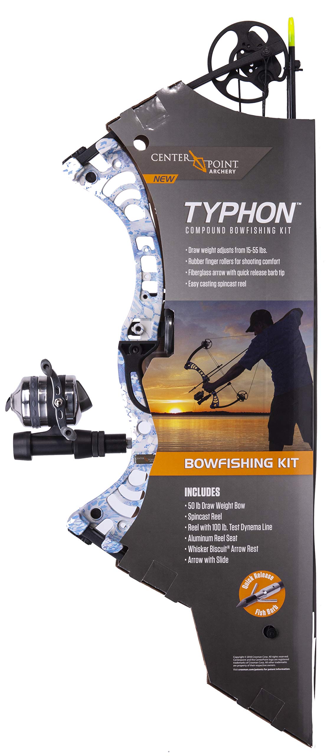 CenterPoint AVCT40KT Typhon Complete Compound Bow Fishing Kit