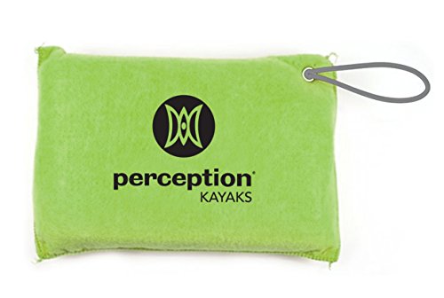 Perception Kayak Sponge | Kayaking Water Absorbing Sponge | Absorbs up to 1 Liter, Yellow, One Size