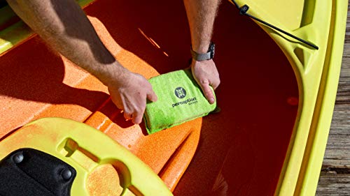 Perception Kayak Sponge | Kayaking Water Absorbing Sponge | Absorbs up to 1 Liter, Yellow, One Size