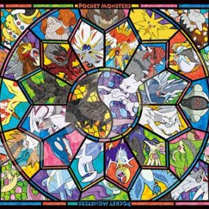 Pokemon 1000 Piece Art Crystal Jigsaw Puzzle Pocket Monsters Legendary Pokemon (50 x 75 cm)