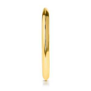 Kobelli V-Edge Solid 14k Yellow Gold Band, 6.5