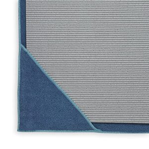 Gaiam Stay Put Yoga Towel Mat (Fits Over Standard Size - 68"L x 24"W), Lake