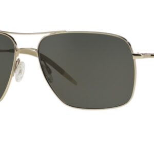 Oliver Peoples New 0OV 1150 S CLIFTON 5036P2 SILVER Polarized Sunglasses