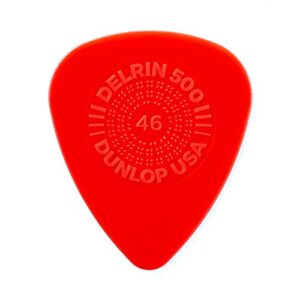 jim dunlop delrin 500 prime grip .46mm guitar picks (450p.46)