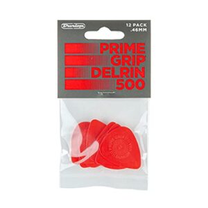 Jim Dunlop Delrin 500 Prime Grip .46mm Guitar Picks (450P.46)