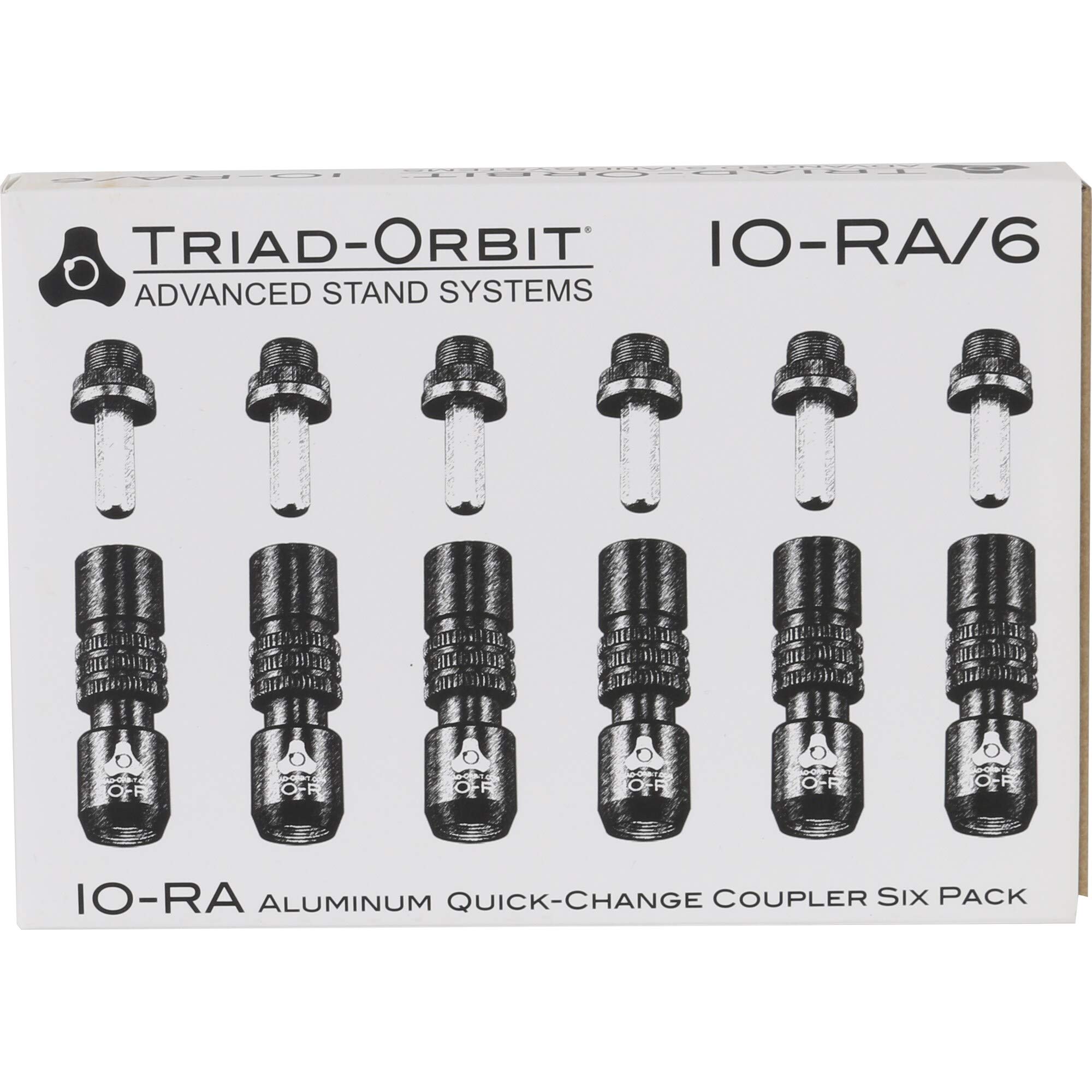 Triad-Orbit IO-RA/6 - IO Retrofit Quick-Change Coupler, Aluminum, 6-Pack