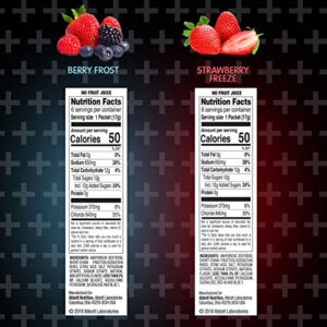 Pedialyte AdvancedCare Plus Electrolyte Powder Packs with 33% more electrolytes and PreActiv Prebiotics, Strawberry Freeze & Berry Frost, 24 Count