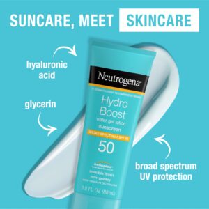 Neutrogena Hydro Boost Spf50 Water Gel 3 Oz. (2 Pack)