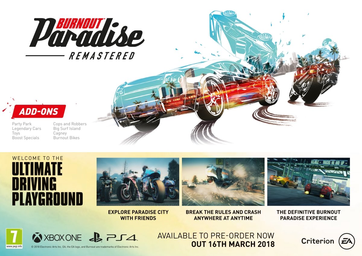 Burnout Paradise Remastered - PlayStation 4