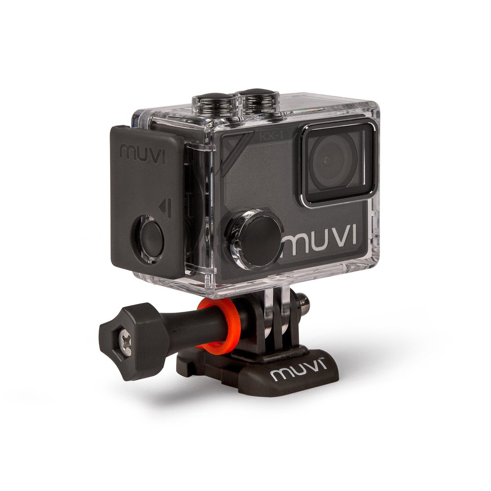 Veho Muvi KX-1 Action Camera | KX-Series | Handsfree Camcorder | WiFi | 4k Action Cam | 12MP Photo | Waterproof Housing (VCC-008-KX1)