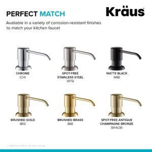 Kraus Kitchen Soap Dispenser Boden™ in Stainless Steel