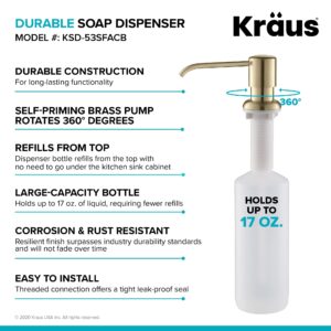 Kraus Kitchen Soap Dispenser Boden™ in Stainless Steel