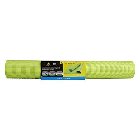 Athletic Works Yoga Mat Lime Green exercise 68 inches L x 24 inches W x 3 mm… (1)