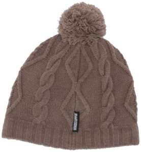 outdoor research women's w's lodgeside beanie, walnut heather, 1size