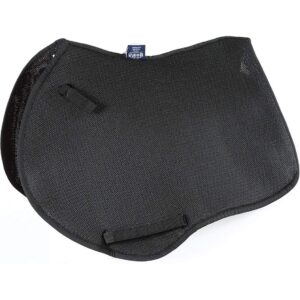 shires air motion jump saddle pad 17-18 black