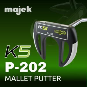 Majek K5 P-202 Golf Putter Right Handed Claw Style with Alignment Line Up Hand Tool 34 Inches Standard Lady's Perfect for Lining up Your Putts