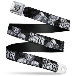 Buckle-Down mens Buckle-down Seatbelt Joker Xl Belt, Multicolor, 1.5 Wide - 32-52 Inches US