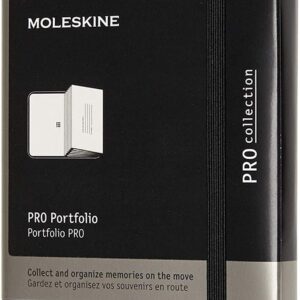 Moleskine PRO Portfolio, Hard Cover, Pocket (3.5" x 5.5") Black