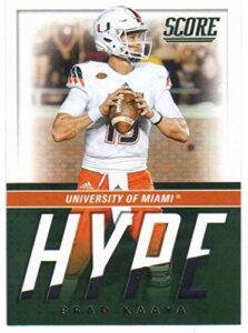 2017 panini score football hype #15 brad kaaya