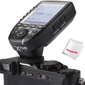 Godox Xpro-O for Olympus Panasonic TTL Wireless Flash Trigger 1/8000s HSS TTL-Convert-Manual Function Large Screen Slanted Design 5 Dedicated Group Buttons 11 Customizable Functions