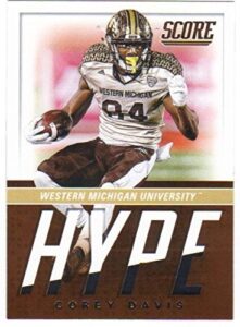 2017 panini score football hype #6 corey davis