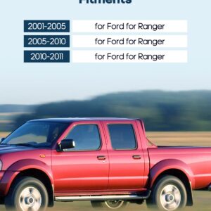 ECCPP Door Handle Exterior Outside Outer Front Driver Passenger Side for 2001-2011 for Ford Ranger