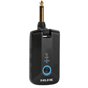 nux mighty plug pro mp-3 headphone amp for guitar/bass, various effects, amp modeling, irs