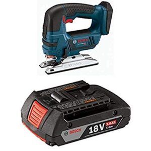 bosch bare-tool jsh180b 18-volt lithium-ion jig saw with 2.0 ah battery