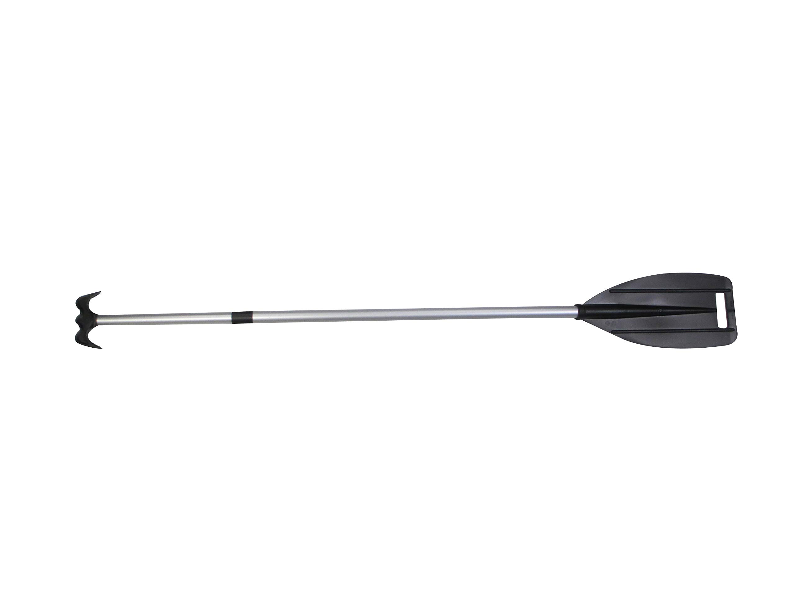 Pactrade Marine Boat Kayak Raft Floating Telescopic 45'' - 72'' Oar Paddle & Hook Anodized Aluminum Shaft