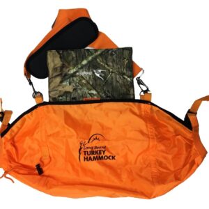 Peregrine Field Gear Hunting Long Beard Turkey Hammock Carrier Holder with Non-Slip Neoprene Shoulder Pad - Orange