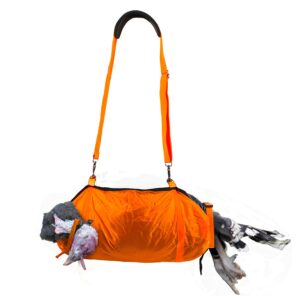 Peregrine Field Gear Hunting Long Beard Turkey Hammock Carrier Holder with Non-Slip Neoprene Shoulder Pad - Orange