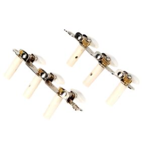 VGEBY 6Pcs Guitar Pegs, 3R 3L Machine Heads String Tuning Key Pegs Metal Tuners for Classic Guitar Classical Guitar Tuners Classical Guitar Tuning Machines Classical Guitar Tuning