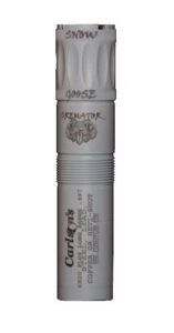 carlsons choke tubes 12 gauge for beretta optima hp [ 2 pack | mid range & long range ] triple shot technology (tst) | cerakote white | cremator non-ported snow goose choke tube | made in usa