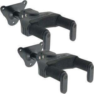 hercules gsp39wb auto grab wall mount guitar hanger (pack of 2) - parallel import goods