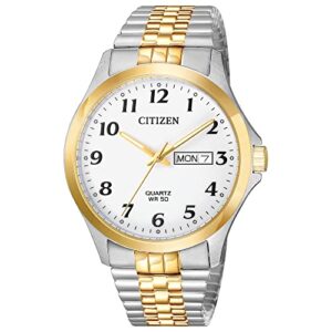 Citizen Quartz Mens Watch, Stainless Steel, Classic, Two-Tone (Model: BF5004-93A)