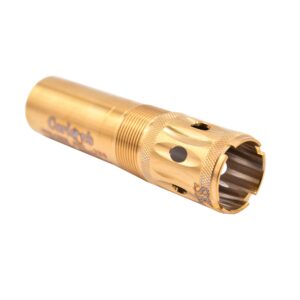 Carlsons Choke Tubes 12 Gauge Compatible for Beretta Benelli Mobil [ Skeet | 0.720 Diameter ] Stainless Steel | Gold Competition Target Ported Sporting Clays Choke Tube | Made in USA