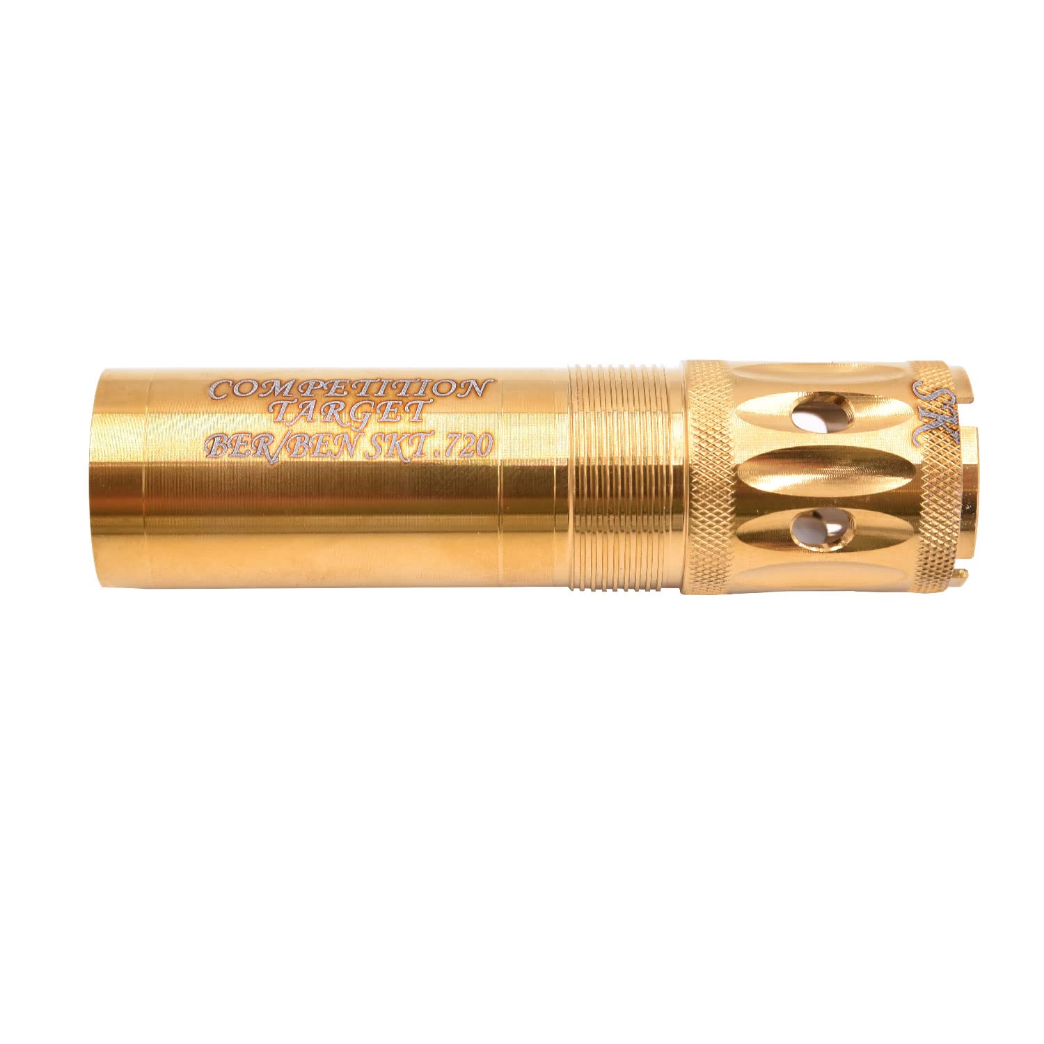 Carlsons Choke Tubes 12 Gauge Compatible for Beretta Benelli Mobil [ Skeet | 0.720 Diameter ] Stainless Steel | Gold Competition Target Ported Sporting Clays Choke Tube | Made in USA