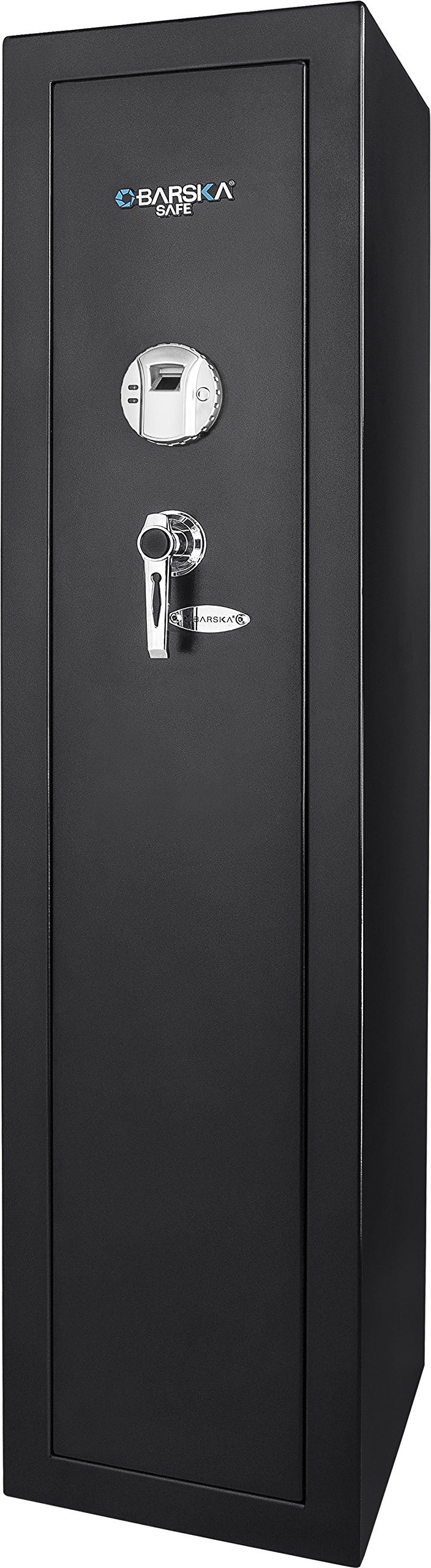 BARSKA New Large Quick Access Biometric Rifle Gun Safe Cabinet (13.75 in x 13.38 in x 57 in)