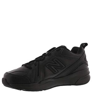 new balance women's 608 v5 casual comfort cross trainer, black/black, 9