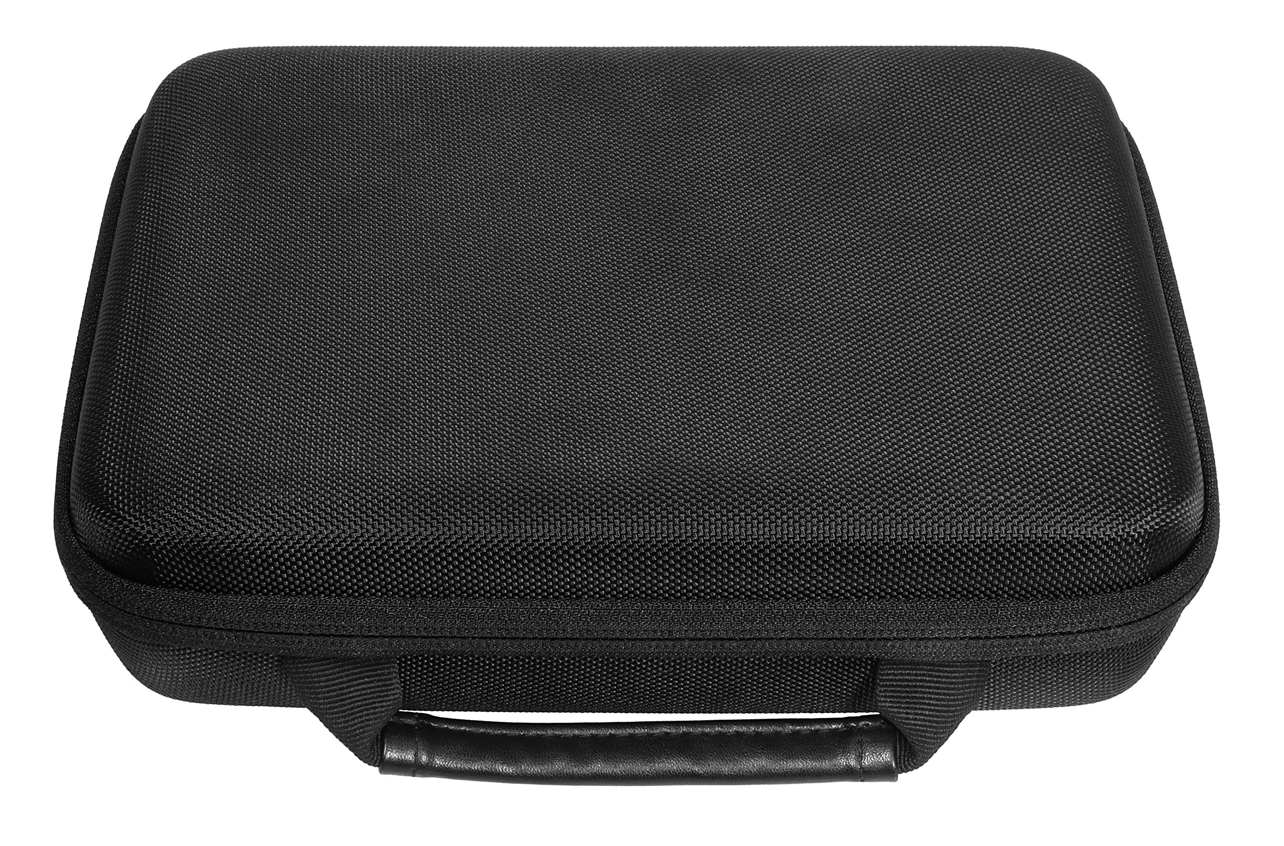 Professional Portable Recorder Case with DIY foam inlay for ZOOM H1, H2N, H5, H4N, H6, F8, Q8 Handy Music Recorders, Charger, Mic Tripod Adapter and Accessories (Polyester Black)