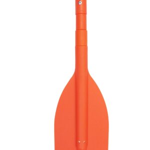 Pactrade Marine Boat Kayak Raft Set of 2 Mini Telescopic 21'' - 42'' Paddle Orange Blade Round Grip No Direction Limit (2 pcs)