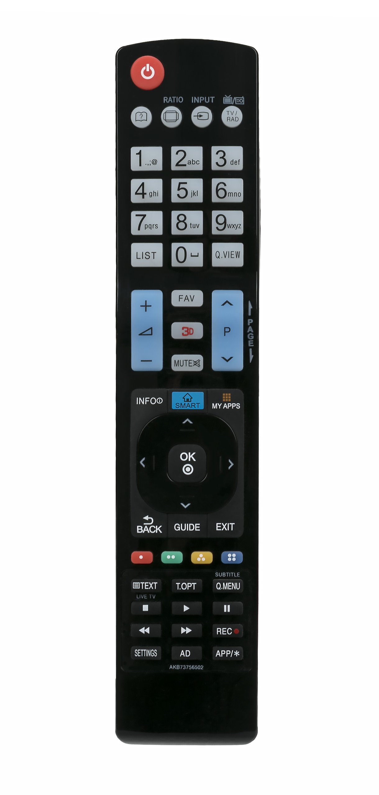 AKB73756502 Substitute for AKB73756567 AKB73756542 Replace Remote Control for LG LED TV32LA620V 42LA620S