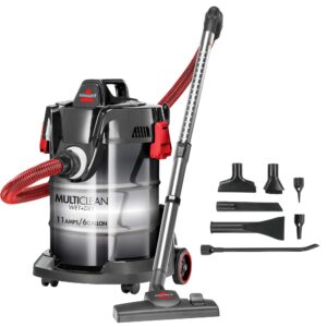 bissell, red, multiclean wet/dry garage and auto vacuum cleaner, 2035m