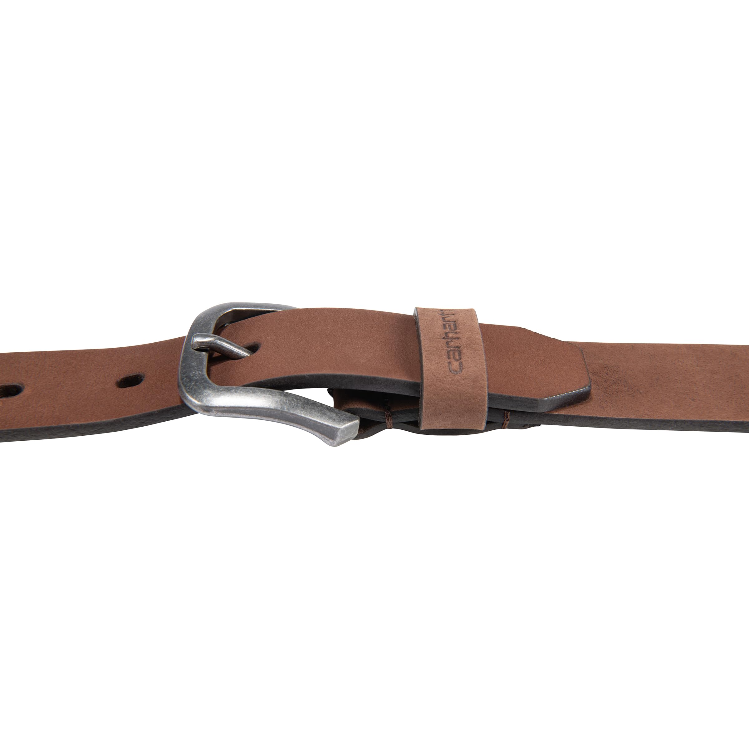 Carhartt Women's Casual Rugged, Available in Multiple Styles, Colors & Sizes, Saddle Leather Belt (Brown), Medium