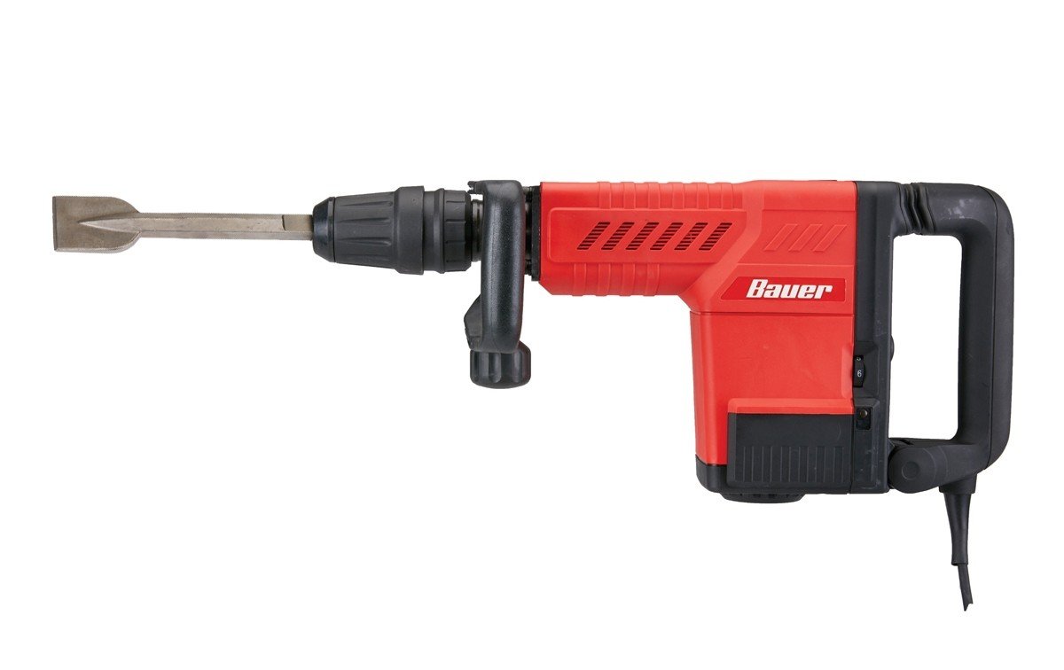 Bauer 12.5 Amp SDS Max Type Pro Demolition Hammer Kit (1631E-B)